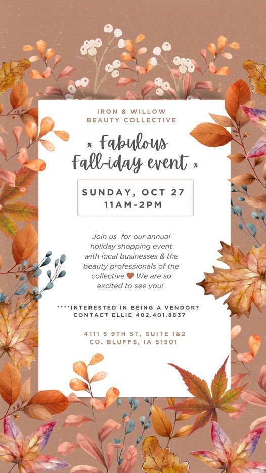 Fabulous FALL-IDAY Event