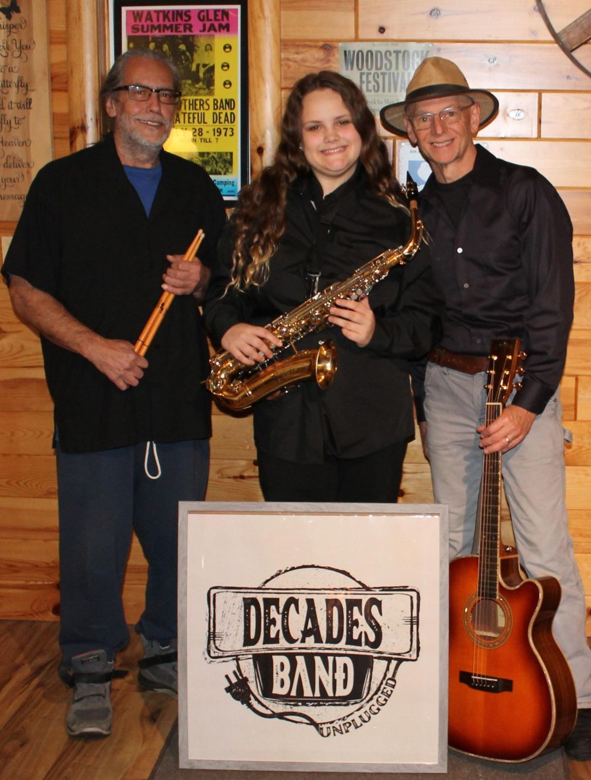 The Decades band "unplugged" at Birdseye Hollow Distillery March 1st 3-6pm