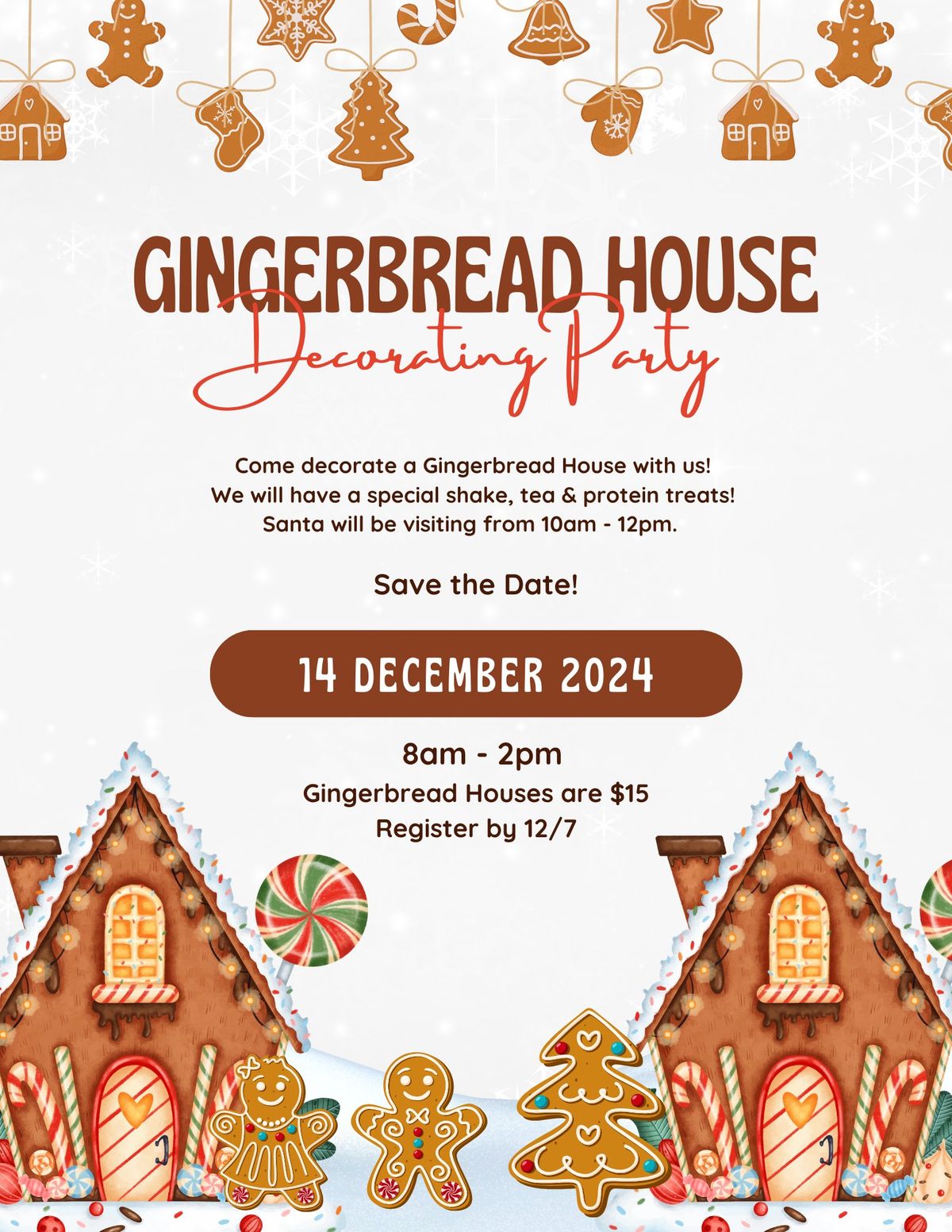 Gingerbread House Decorating