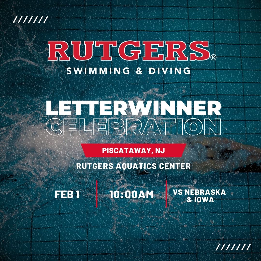 Rutgers Women's Swimming & Diving Letterwinner Day