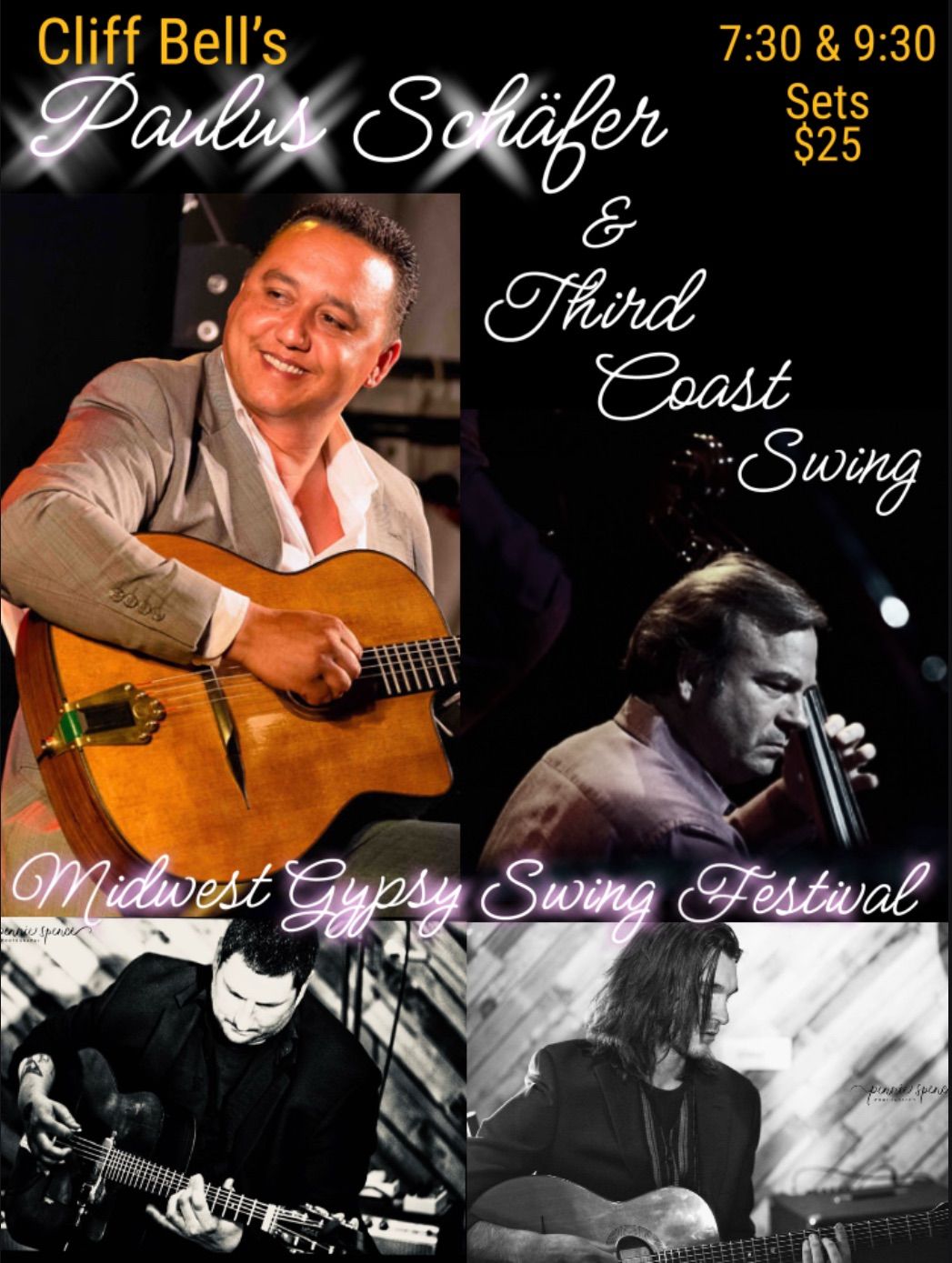 Midwest Gypsy Swing Fest Presents Paulus Sch\u00e4fer w Third Coast Swing Cliff Bell\u2019s Detroit