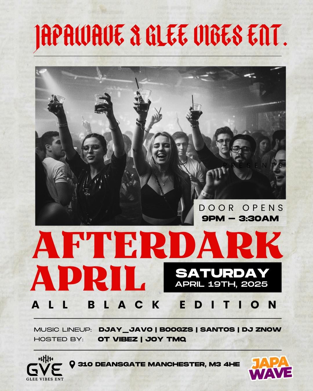 AFTERDARK APRIL - ALL BLACK EDITION