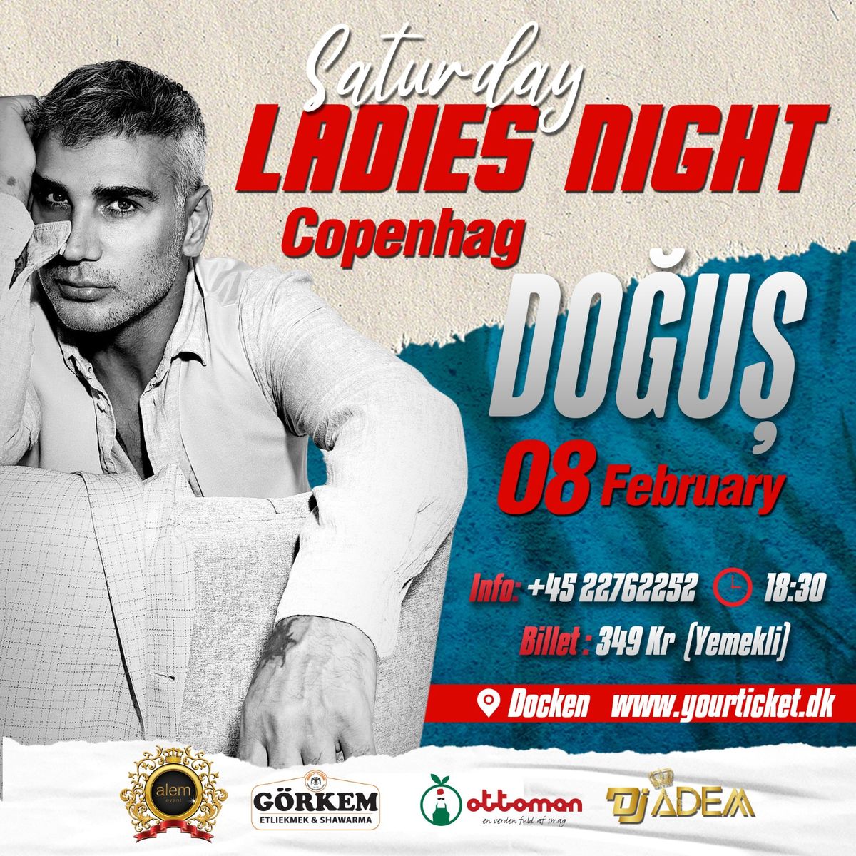 Dogus ile Ladies Night Kopenhag Konseri