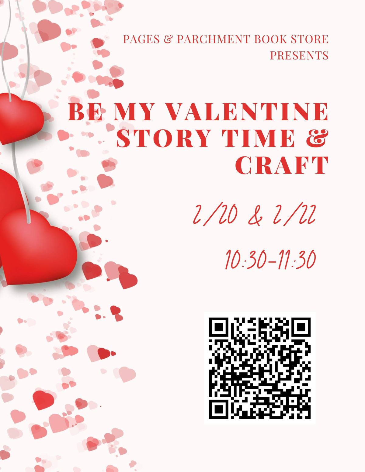 Valentines Day Story Time & Craft 