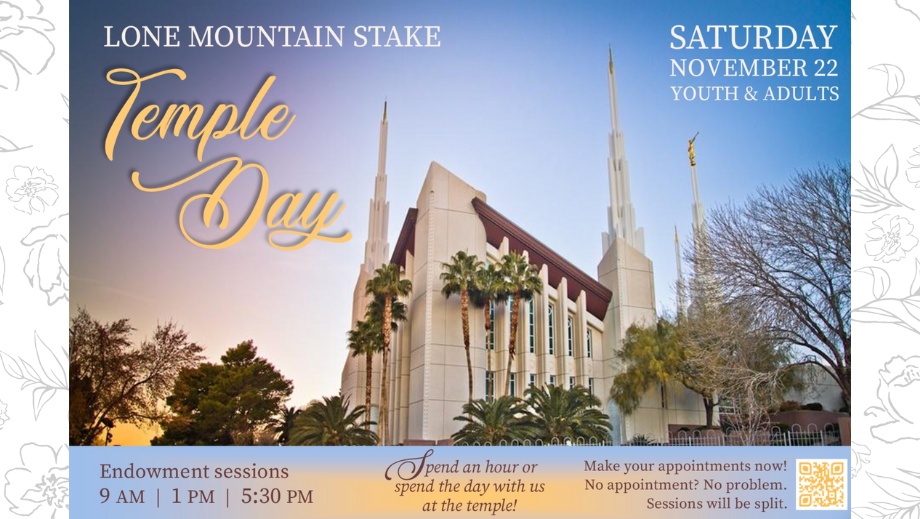 Lone Mountain Stake Temple Day