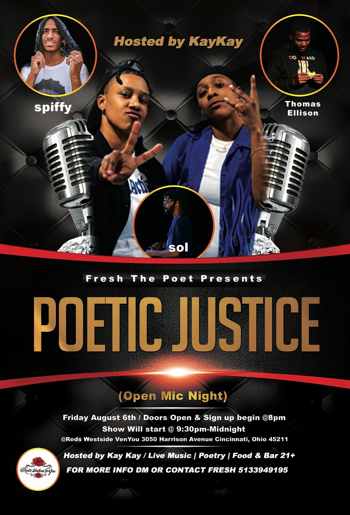 Poetic Justice (Open Mic) Poetry \/ Spokenword Night