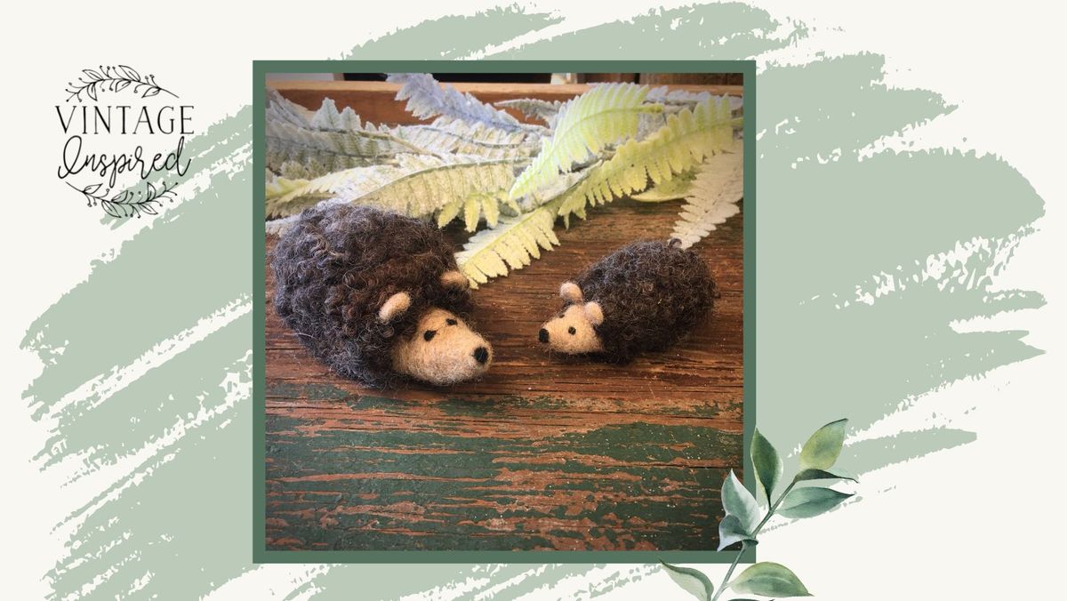 Felted Hedgehog Class