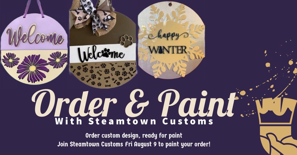 Order & Paint with Steamtown Customs 