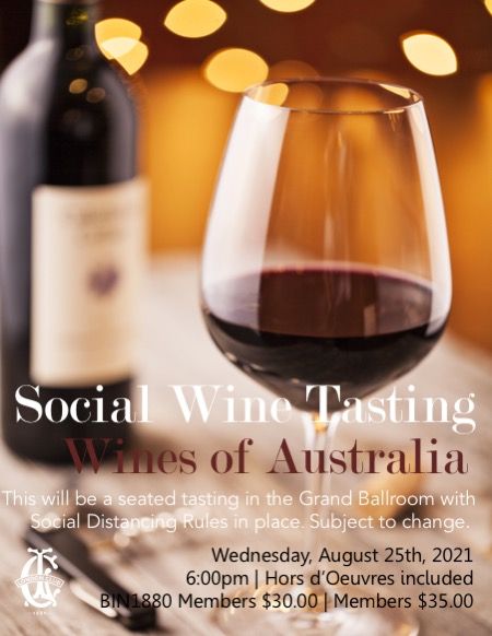 Social Wine Tasting: Wines of Australia