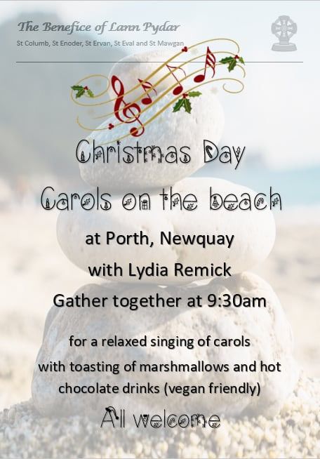 Christmas Day Carols on Porth Beach