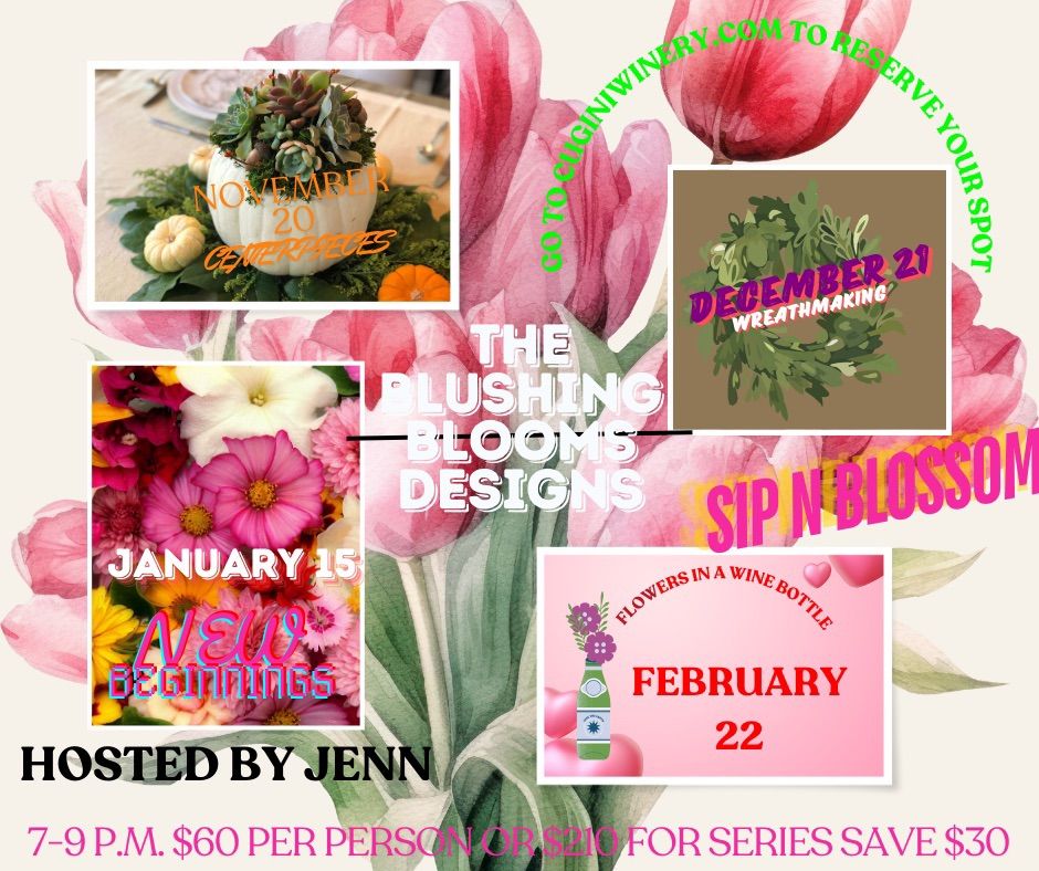 Sip N Blossom - by Patricia - The Blushing Blooms Designs!