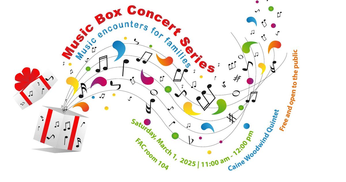 Music Box Concert Series: USU Woodwind Quintet Concert