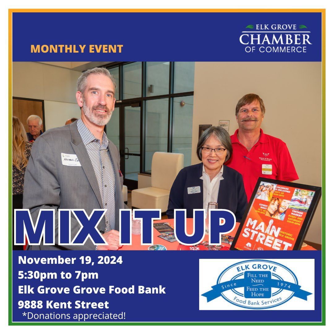 After-Hours Business Mixer Hosted by Elk Grove Food Bank