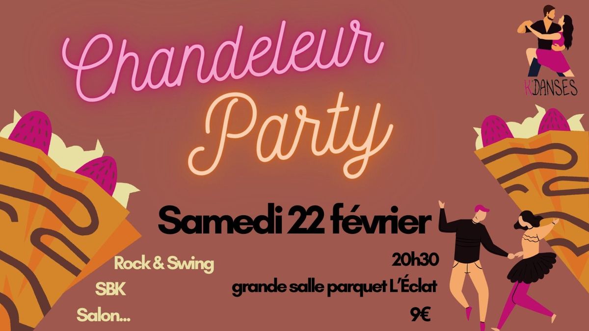 Chandeleur Party sam.22\/02  - ROCK, SWING, LATINO, WCS, DS - DJ Laurence