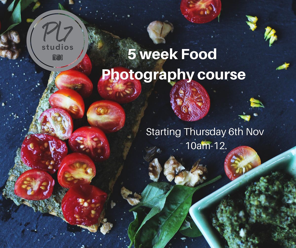 Food Photography and Styling Studio Course - Plymo