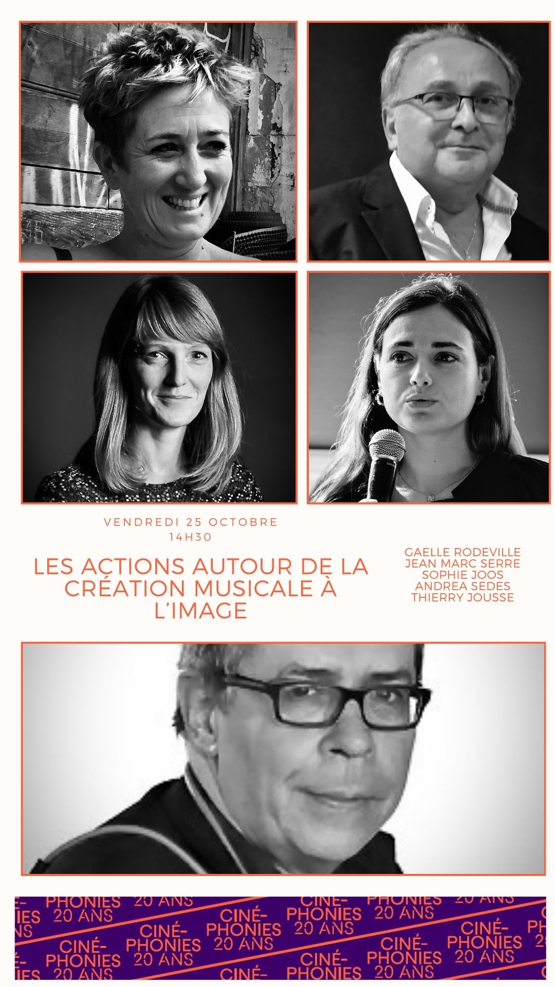 Les actions autour de la cr\u00e9ation musicale \u00e0 l'image