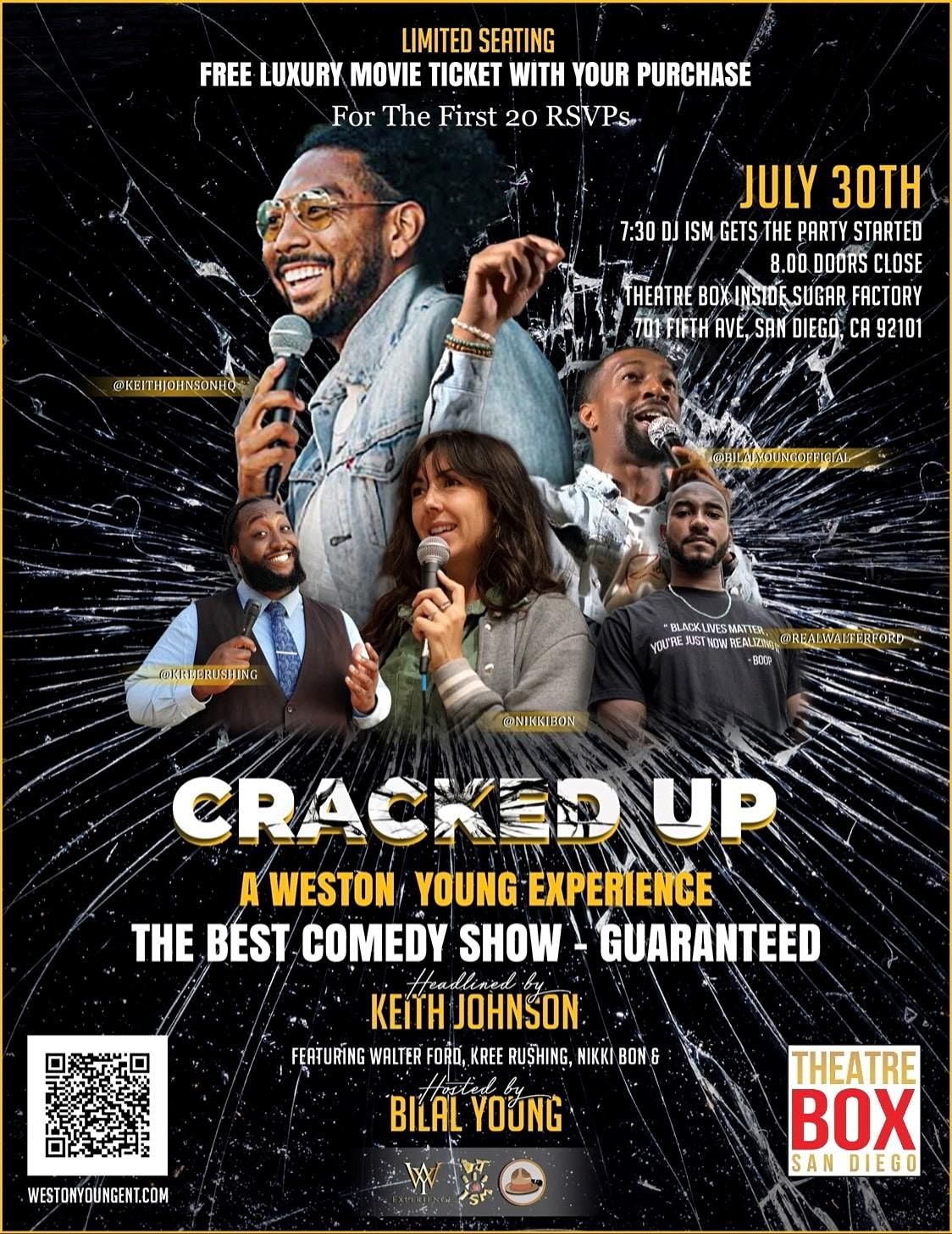 Cracked Up (Comedy Show) - A Weston Young Experience