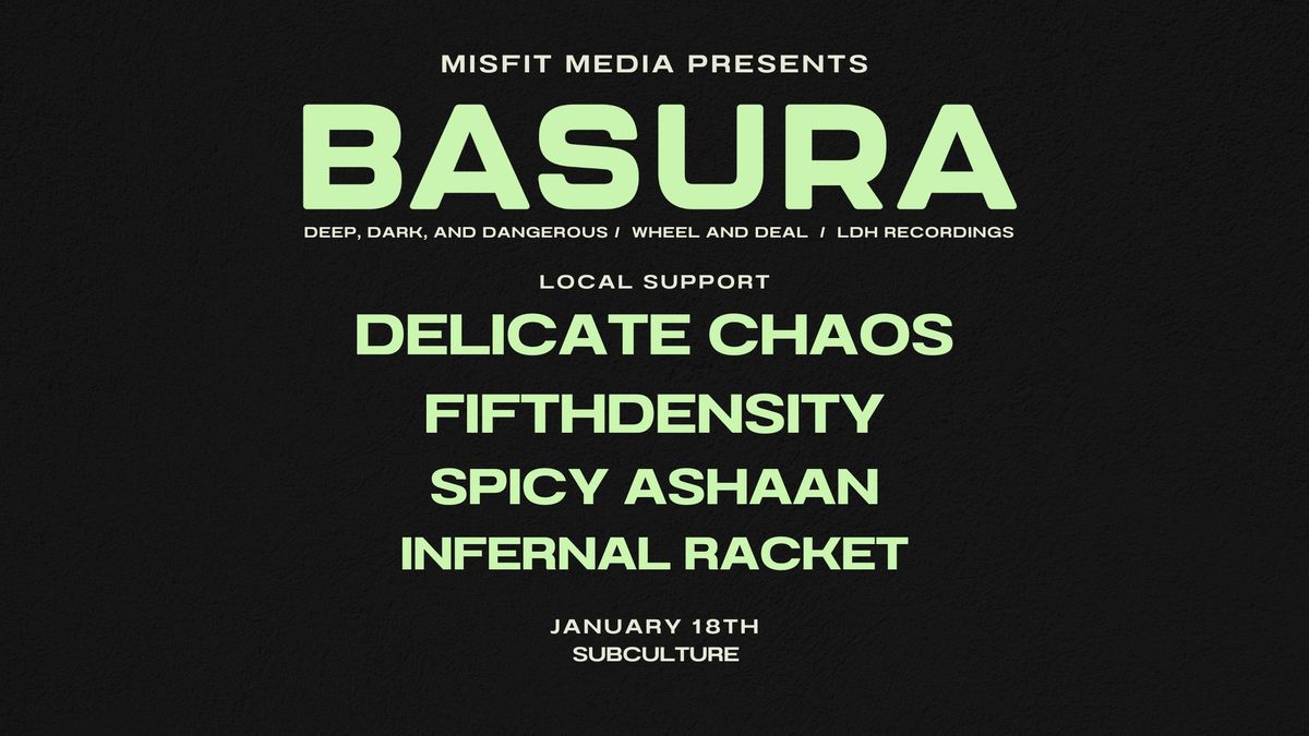 Misfit Media presents Basura