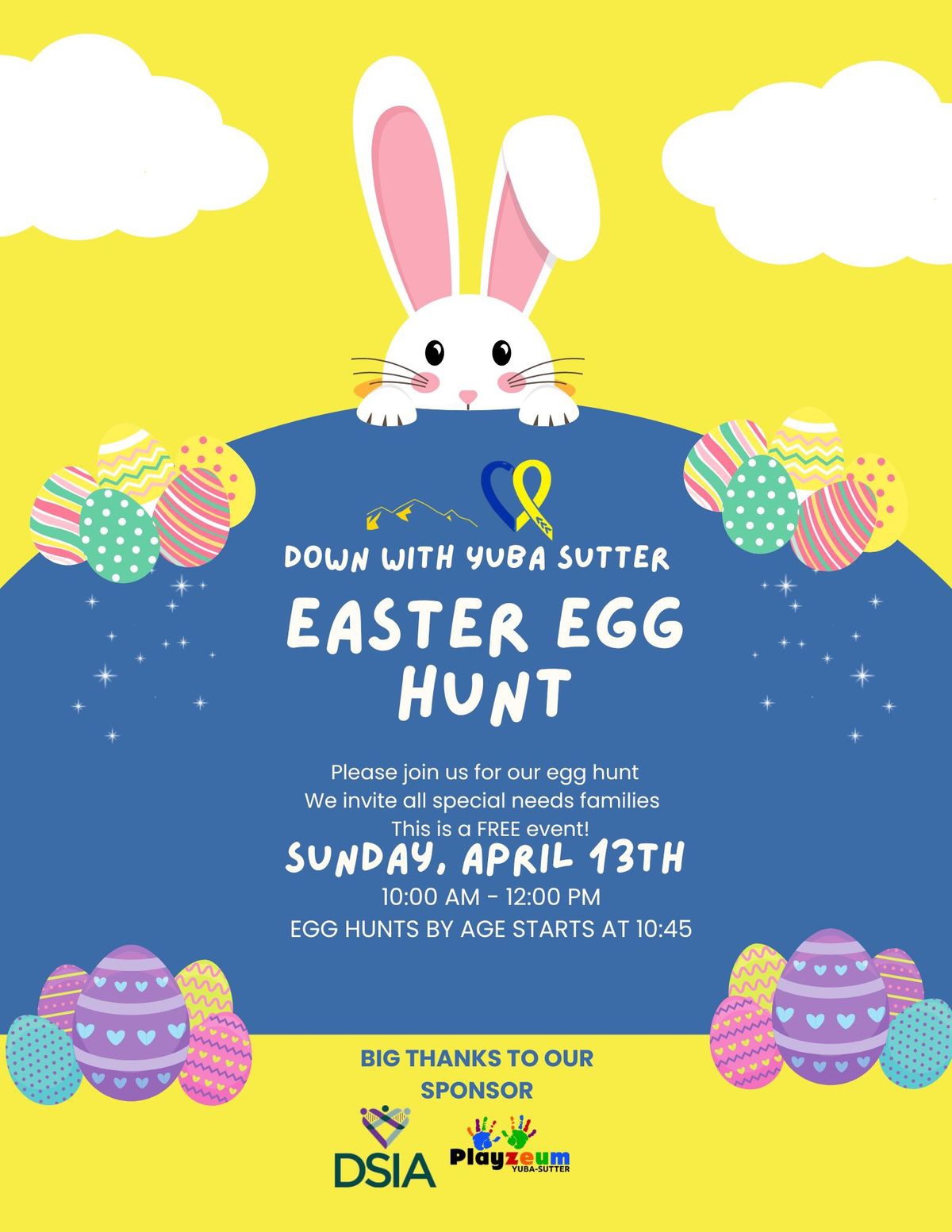 Egg hunt for all special needs families 