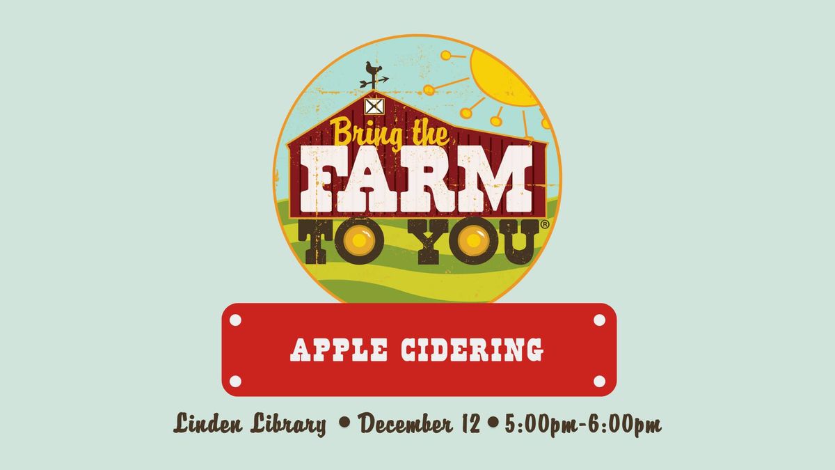 Apple Cidering at the Linden Library!