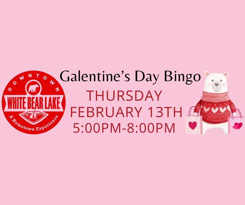 Galentine's Day Bingo in Downtown White Bear Lake