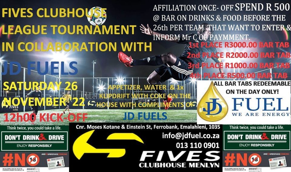 Fives Clubhouse Leauge Teams tournament