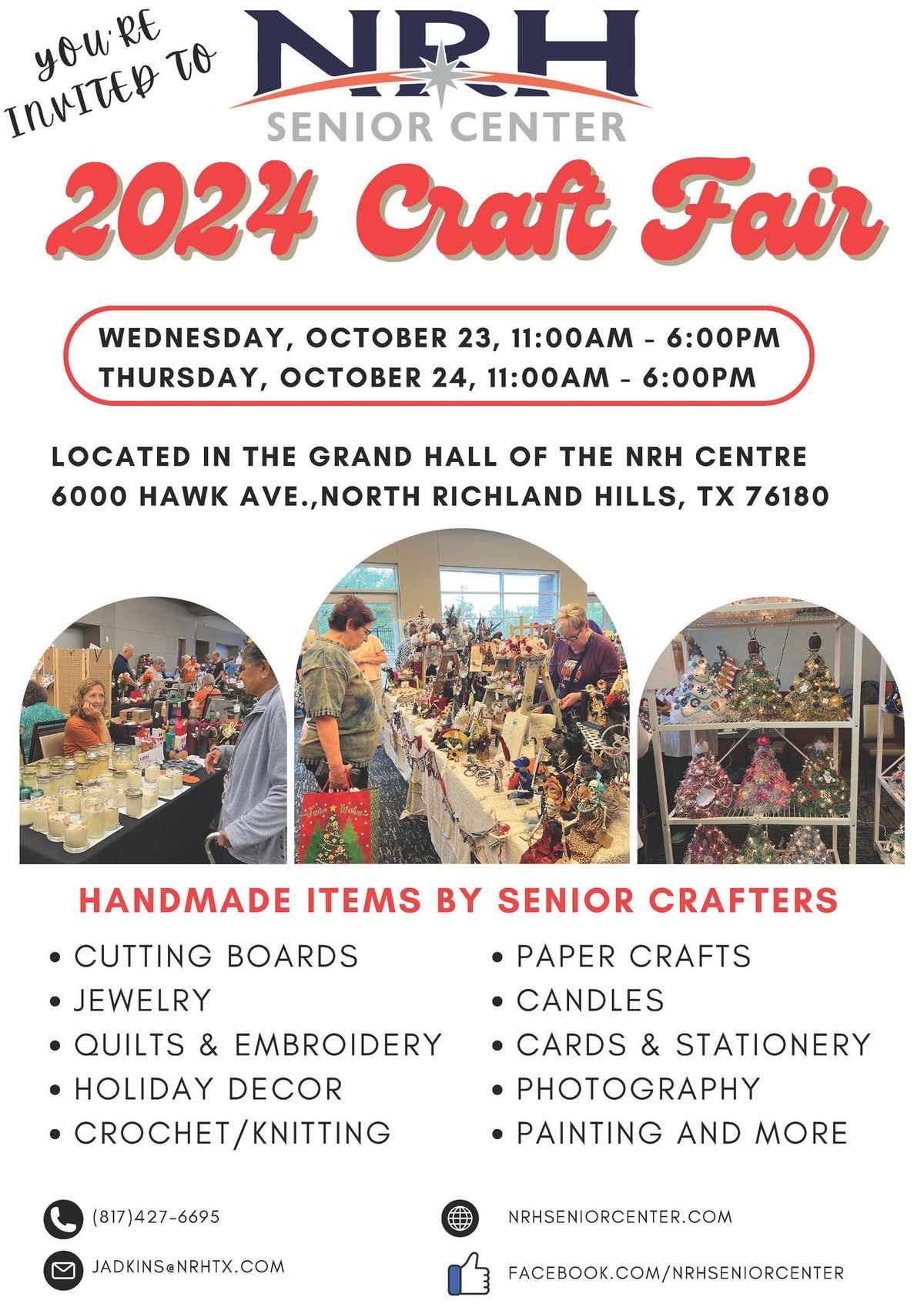 NRH Senior Center Craft Fair