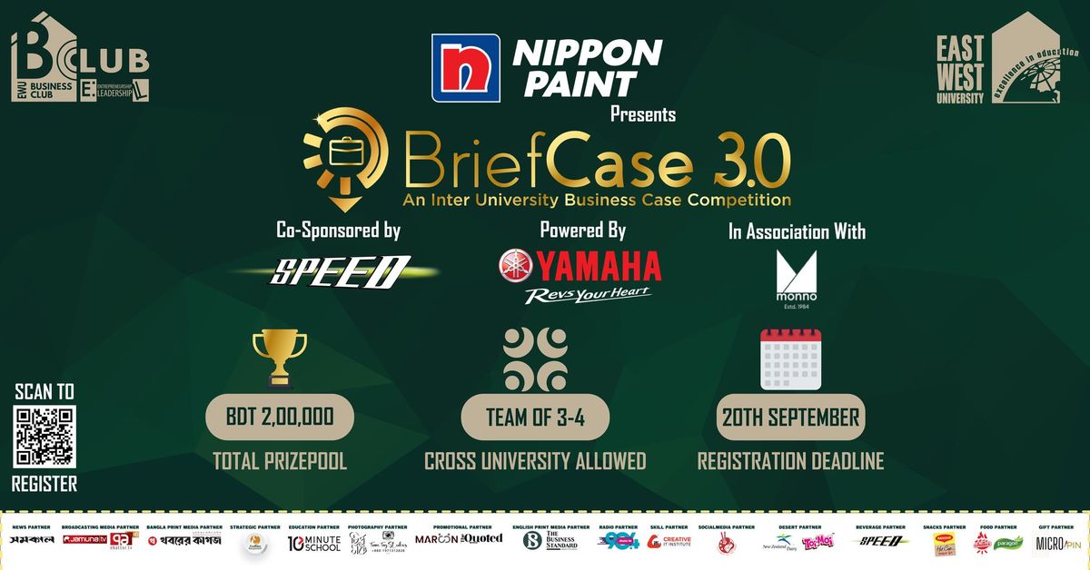 Nippon Paint Presents BriefCase3.0 Co-Sponsored by Speed Powered by Yamaha In Association with Monno