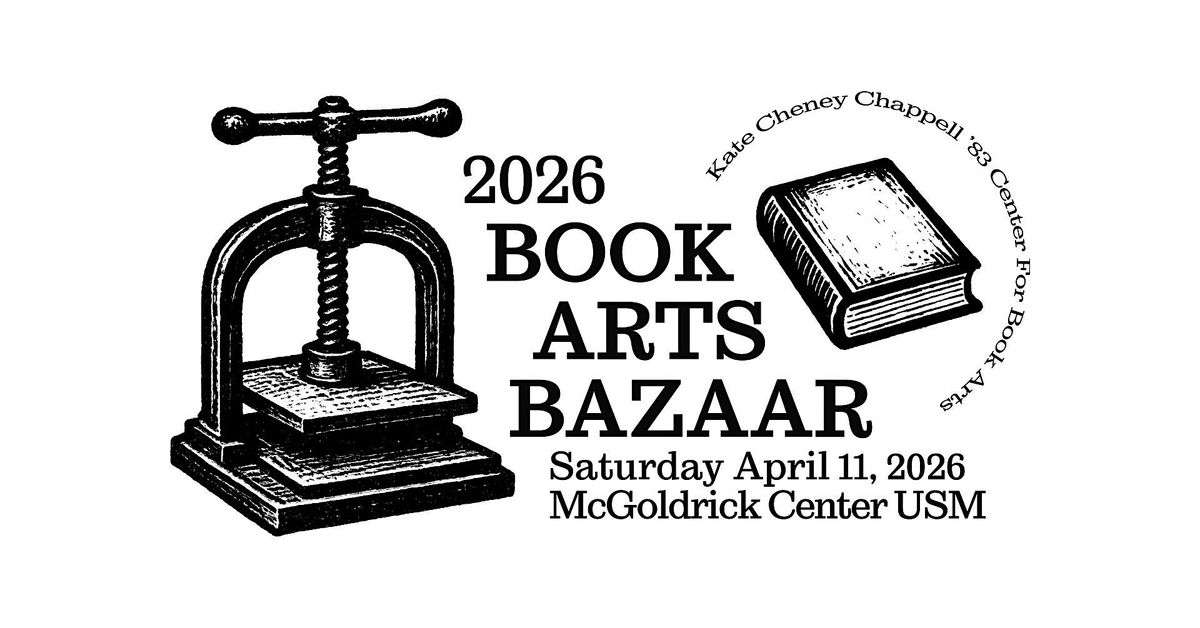 2026 Annual Book Arts Bazaar