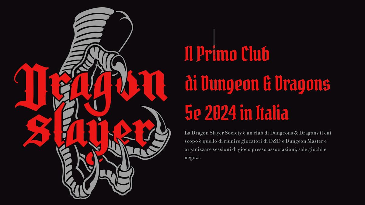 D&D 2024 Dragonslayer Padova -  14 NOVEMBRE 2025