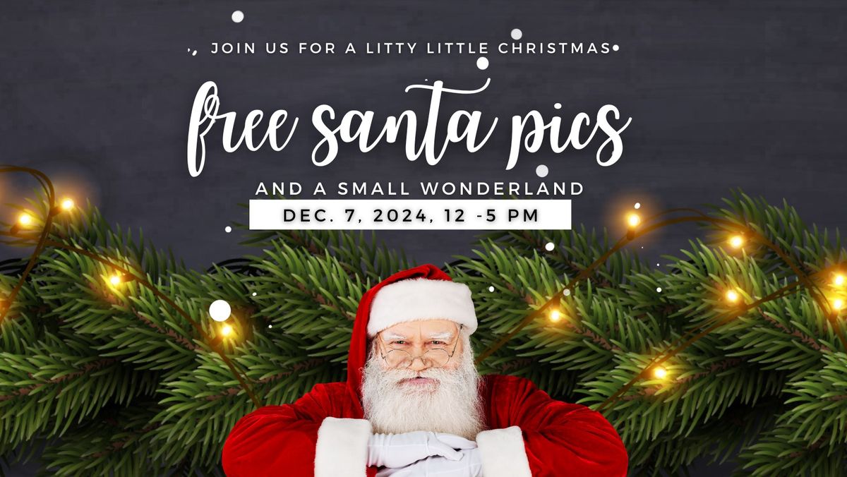 free santa pics, a litty little christmas\u2728