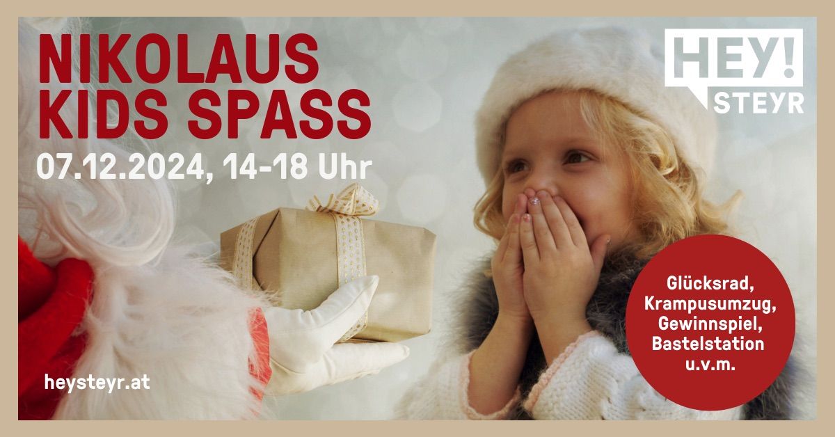 HEY! Nikolaus Kids Spa\u00df