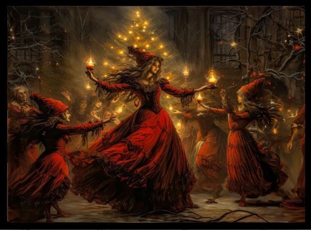 A Witches' Gathering - Yule Tree Trimming