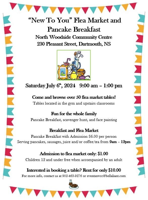 "New to You" Flea Market and Pancake Breakfast