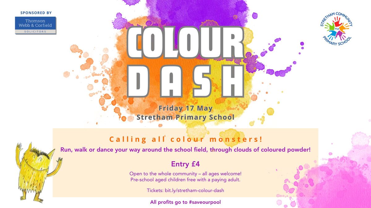 Colour Dash for Stretham Feast Weekend