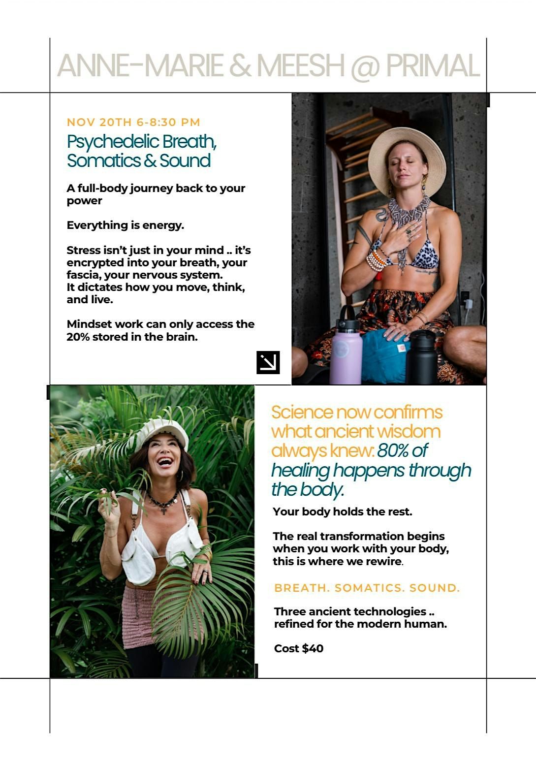 Psychedelic Breath, Somatics & Sound