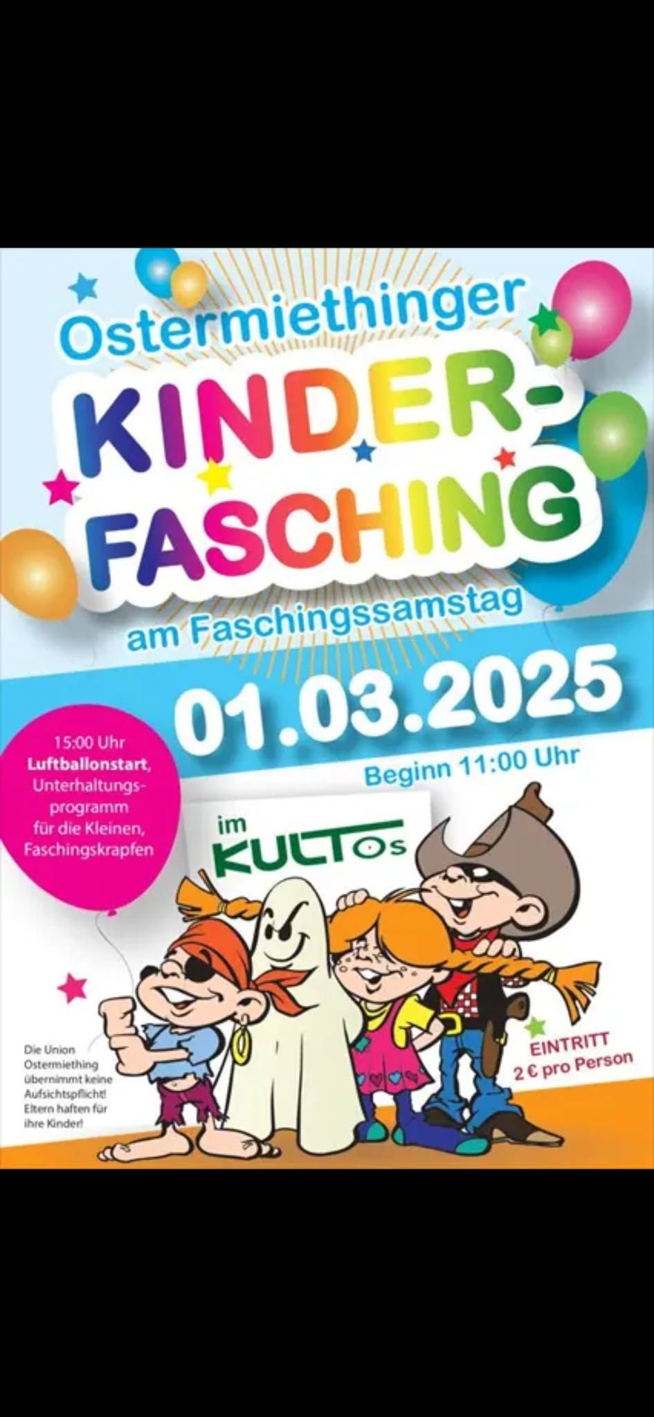 Kinderfasching der Sportunion Ostermiething