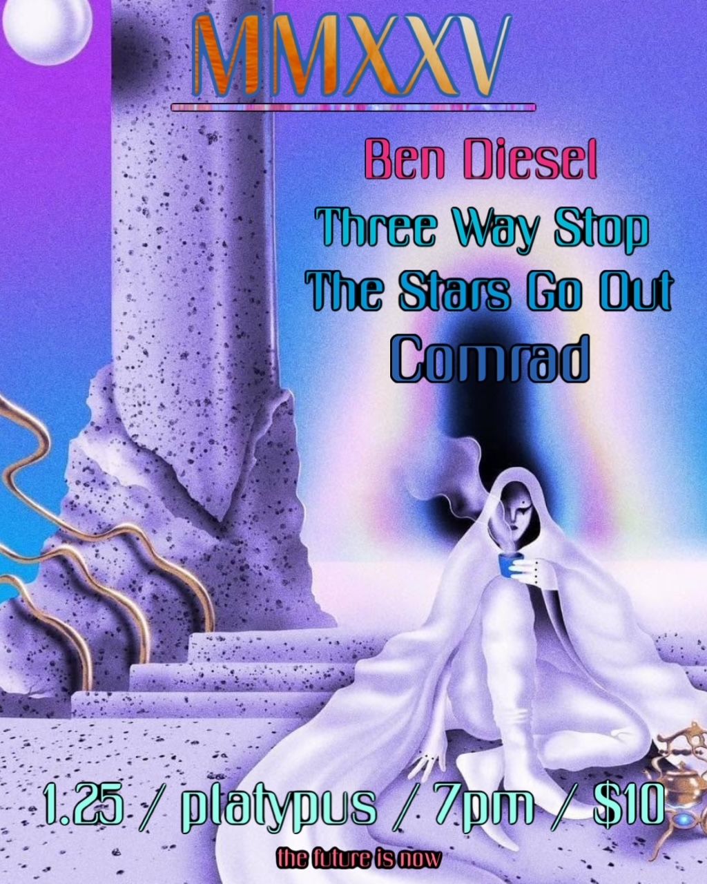 Ben Diesel, Three Way Stop, The Stars Go Out + Comrad at Platypus