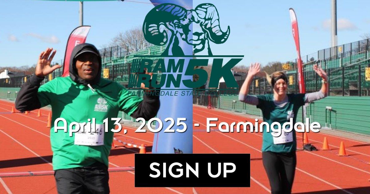 Farmingdale Ram Run 5K Run\/Walk