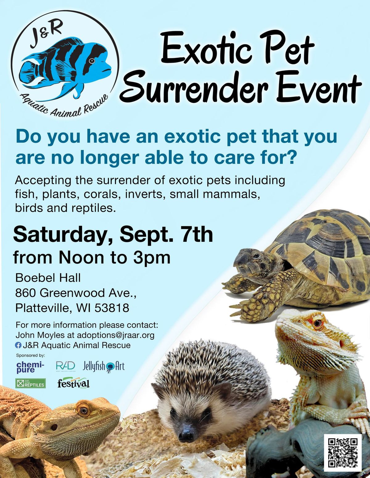 Exotic Pet Surrender Event - Platteville