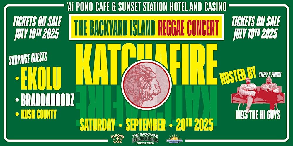 THE BACKYARD ISLAND REGGAE CONCERT in Henderson