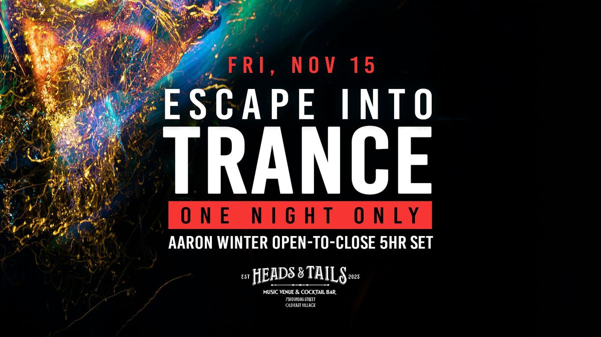 ESCAPE INTO TRANCE | Open-to-close 5hr set with Aaron Winter