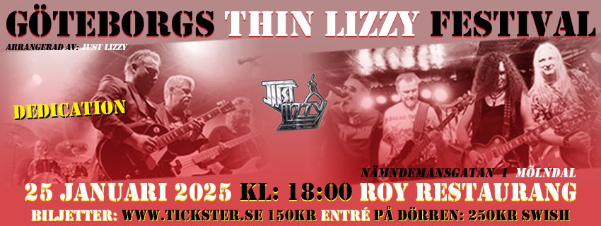 Thin Lizzy  festival (2 av sveriges b\u00e4sta Thin lizzy tribute band p\u00e5 scen)