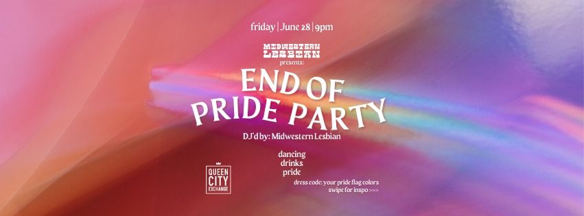End of Pride Party with Midwestern Lesbian