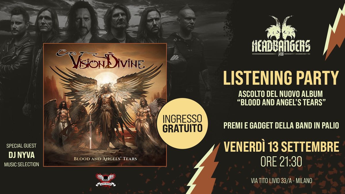 VISION DIVINE - ANTEPRIMA NUOVO ALBUM @Headbangers Pub