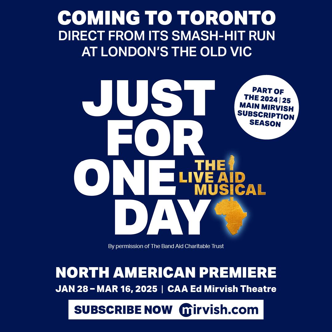 Just for One Day - The Live Aid Musical at Ed Mirvish Theatre