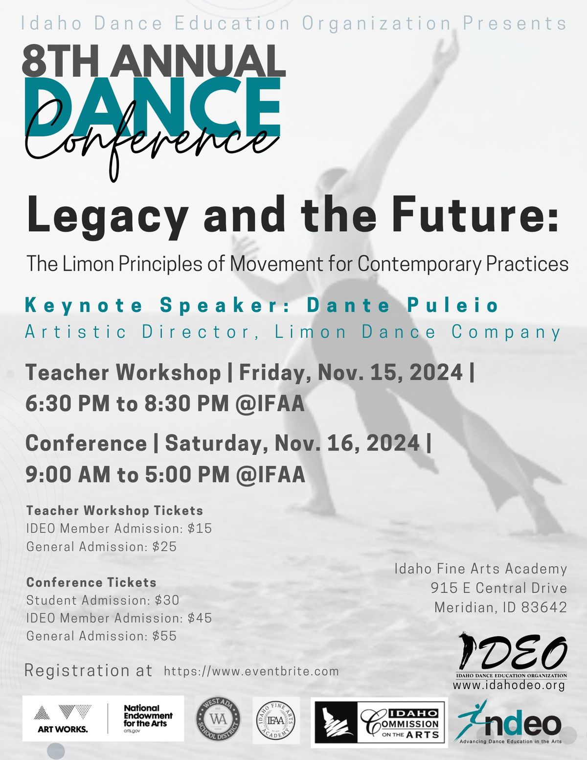 IDEO's 8th Annual Conference: Legacy & the Future: The Limon Principles of Movement for Contemporary Practices