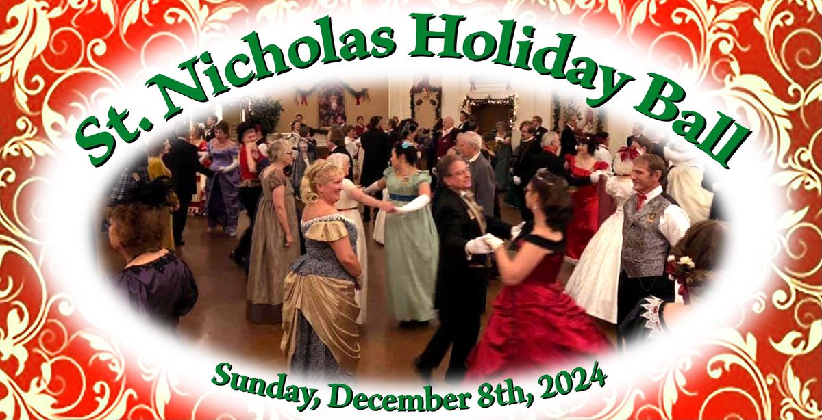 St. Nicholas Holiday Ball - Sunday December 8th - TICKETS NOW ON SALE!