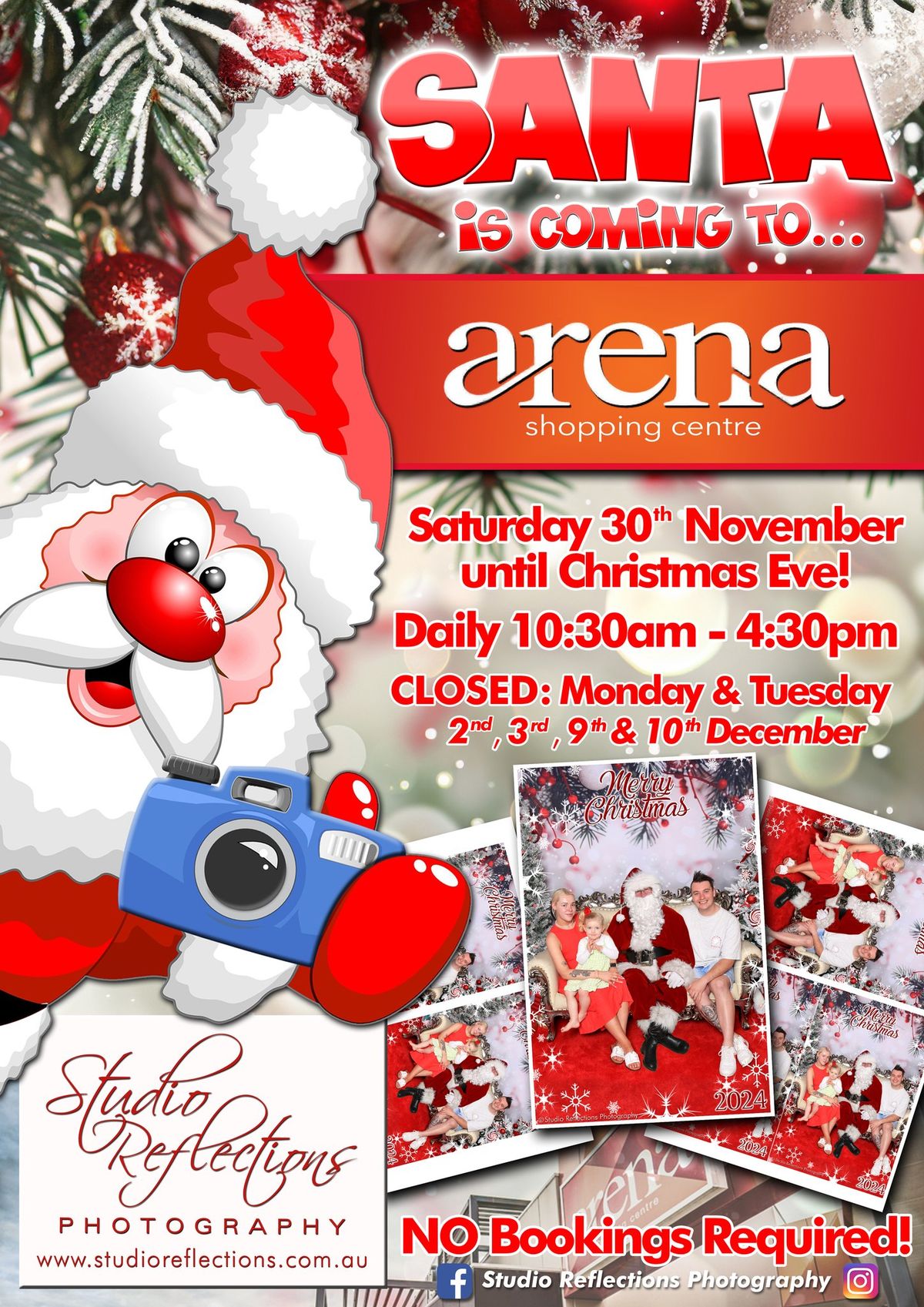 Santa is coming to Arena Shopping Centre!