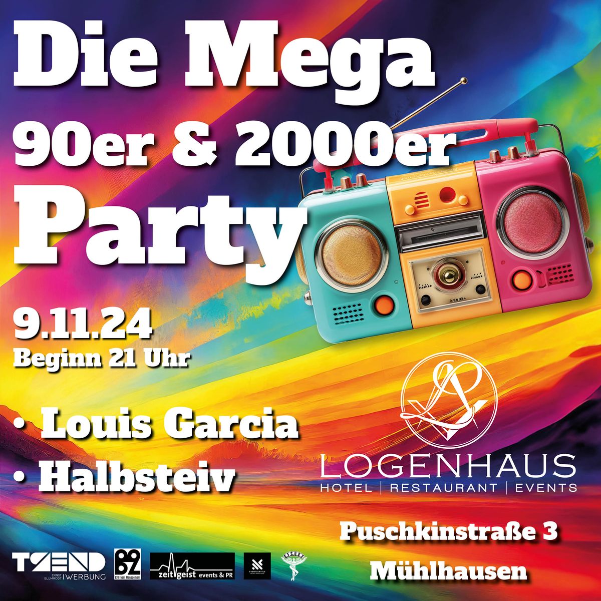 Die Mega 90er und 2000er Party